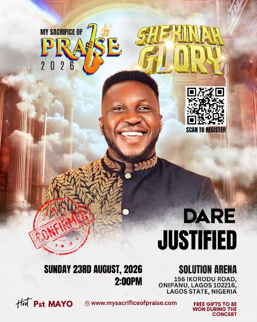 Dare Justified, featured minister for Alabaster of Praise 2026