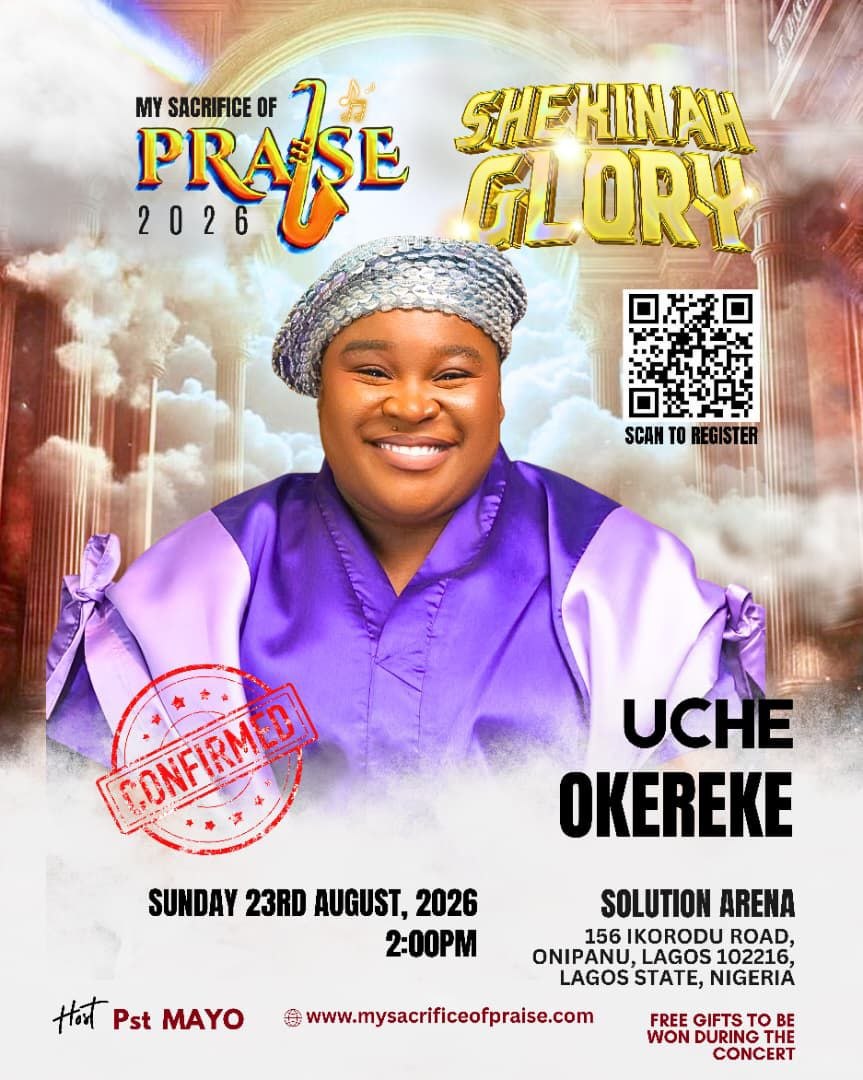 Uche Okereke, featured minister for Alabaster of Praise 2026